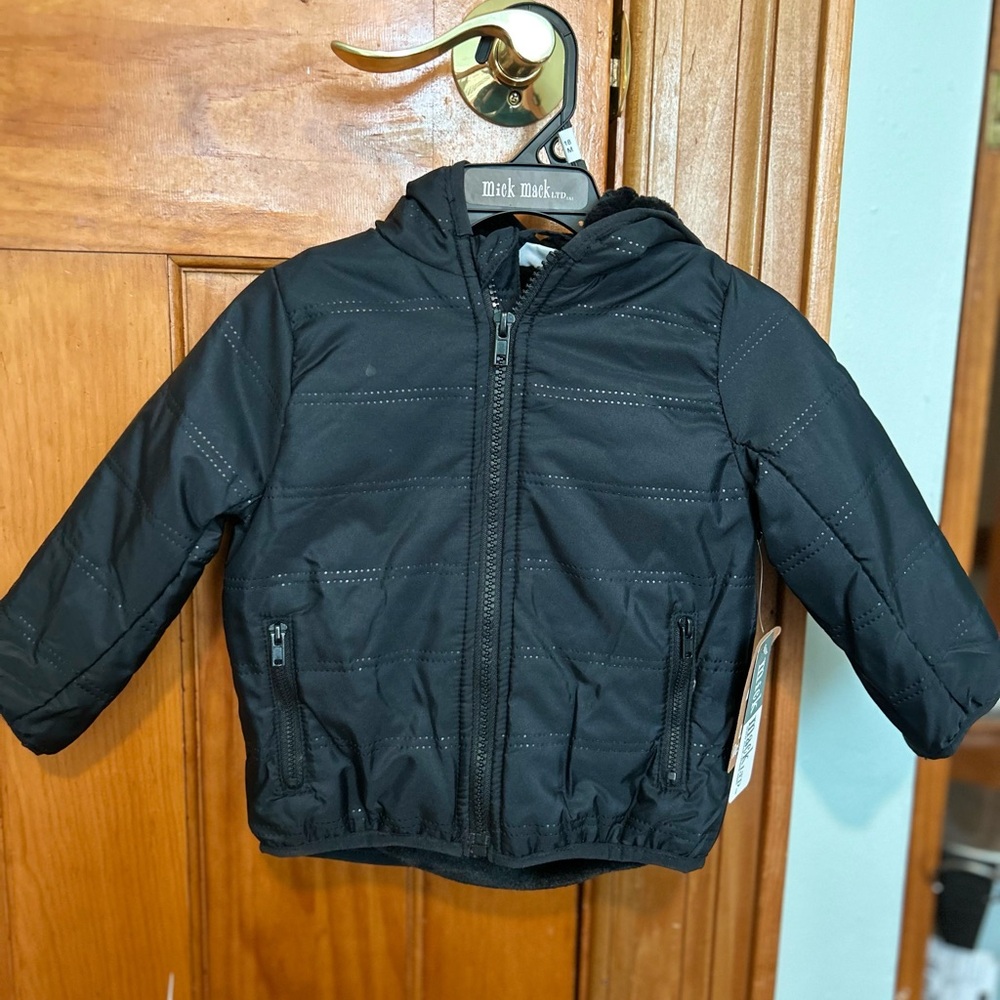 Dickies Black Puffer Jacket for Kids